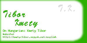 tibor kmety business card